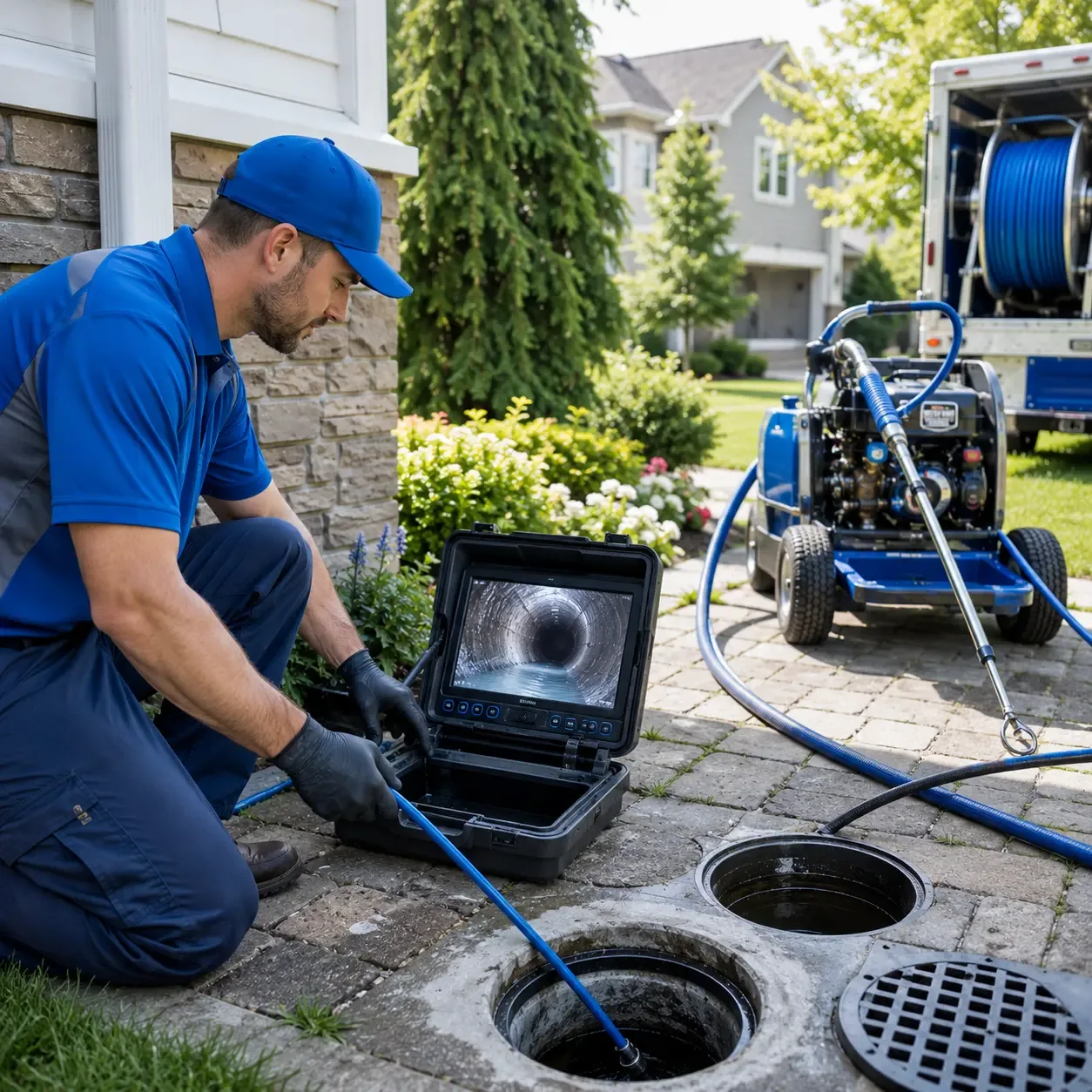 Outdoor drain cleaning professionals serving Schoolcraft, MI