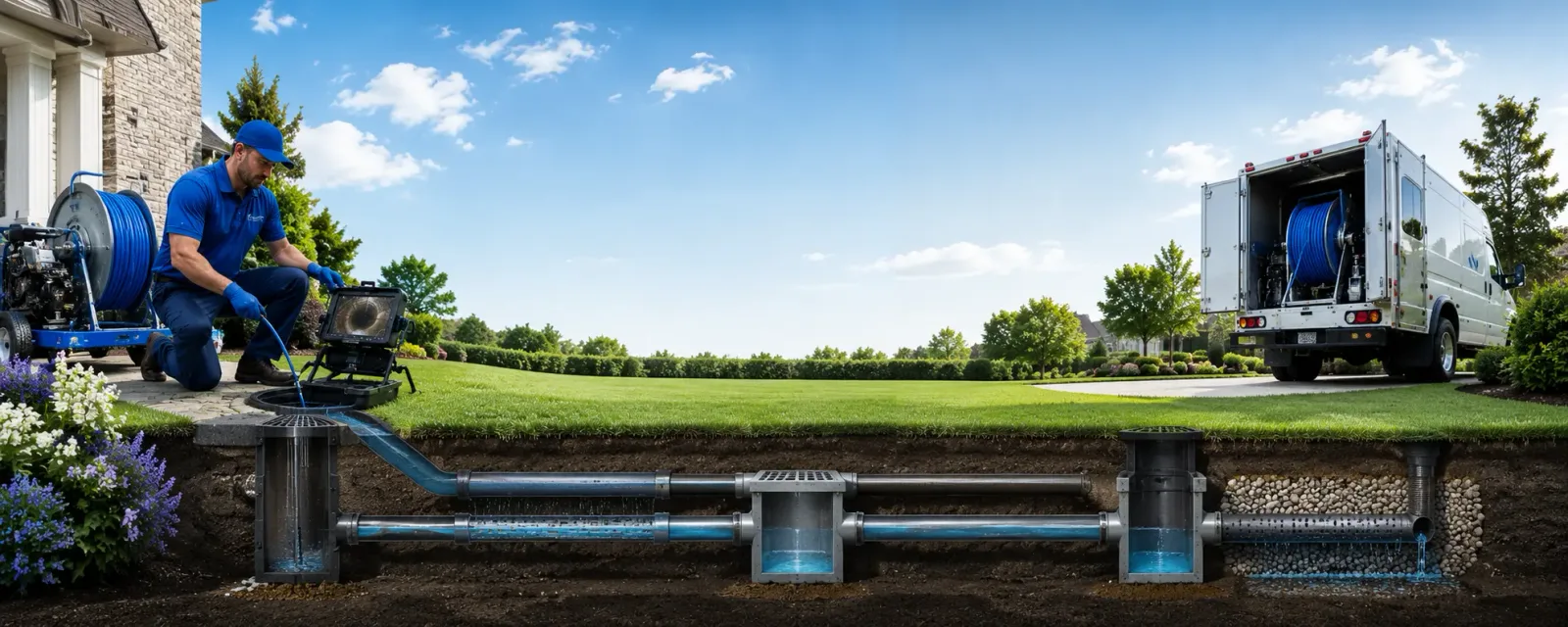 Outdoor drain cleaning information for Schoolcraft, MI
