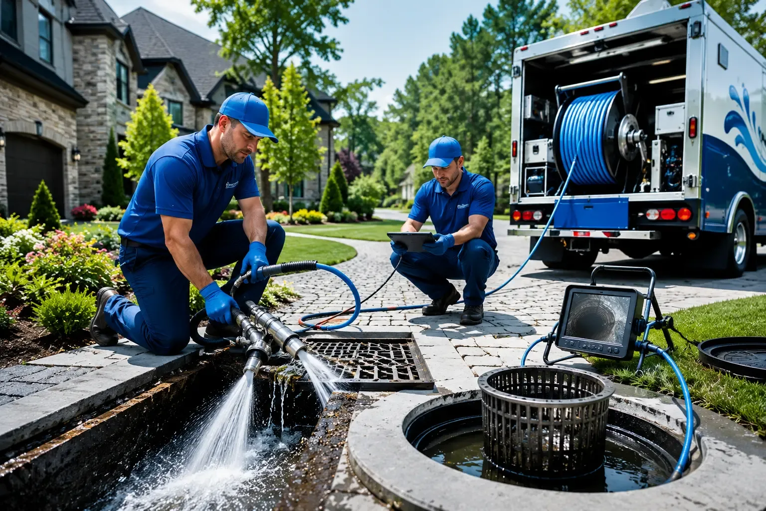 Local outdoor drain cleaning professionals in Schoolcraft, MI